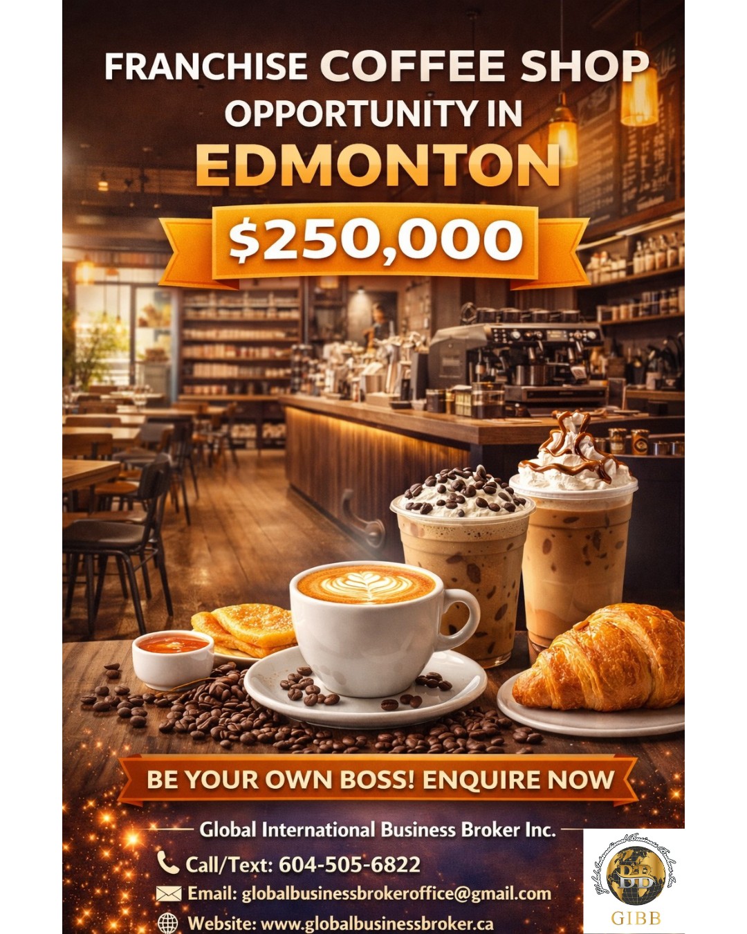 Premium Franchise Coffee Shop Opportunity